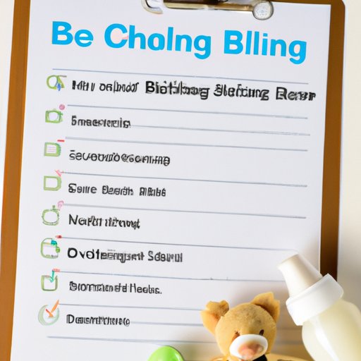 Prepare a Baby Essentials Checklist