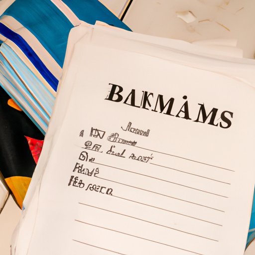 A Comprehensive List of Documents Needed to Travel to the Bahamas