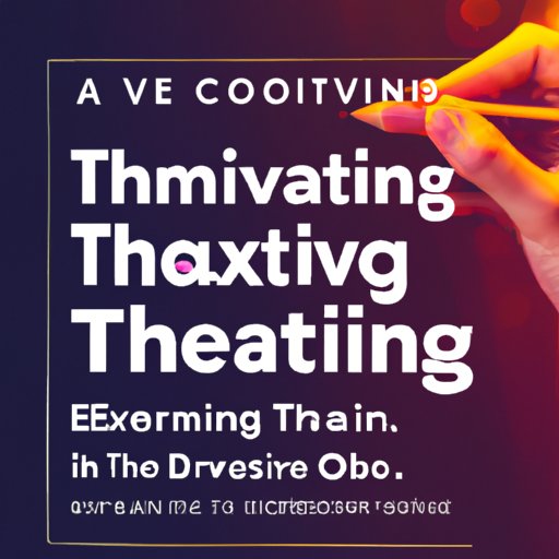 Harnessing the Benefits of Creative Thinking: A Guide to Maximizing Your Potential