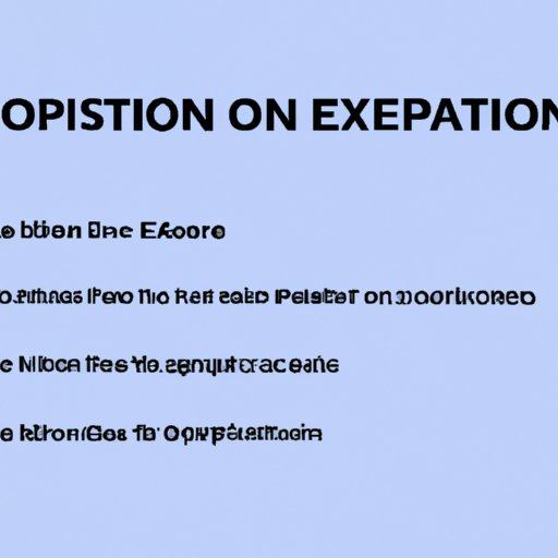 A Comprehensive Guide to Exercising an Option