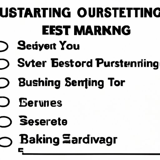 Outline the Steps Necessary to Start a Catering Business