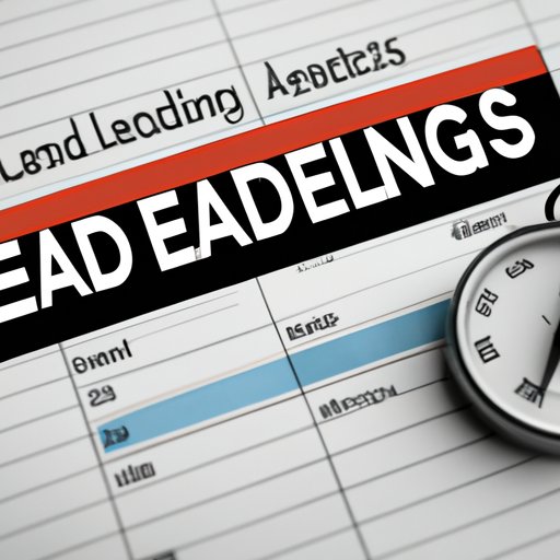  Measuring and Tracking Lead Performance 