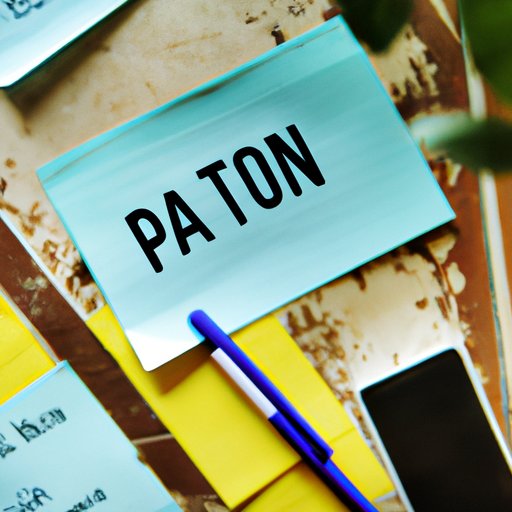 Creating an Action Plan and Sticking to It