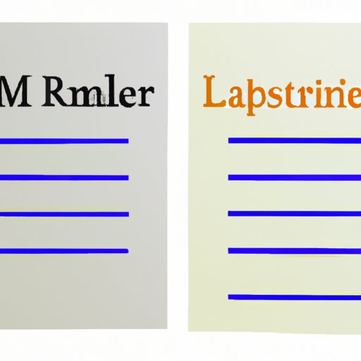 Comparison of Leadership and Traditional Resumes