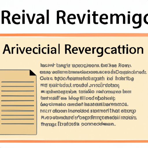 VII. The Role of a Literature Review in Academic Research