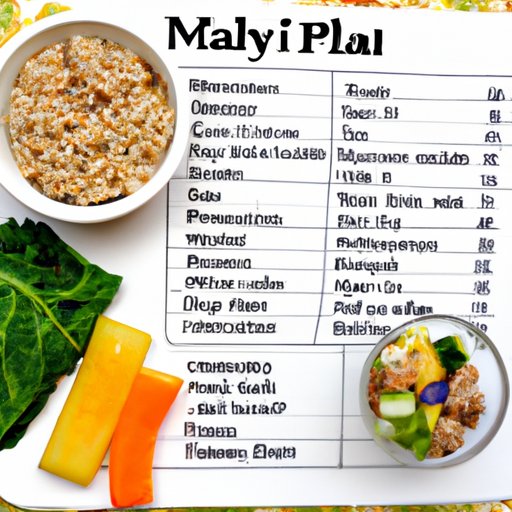 Sample Meal Plan for a Low Fiber Diet