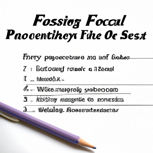 The Benefits of Achieving a Passing Score on the FSA Writing Test
