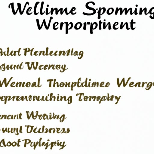 Components of a Successful Wellness Program