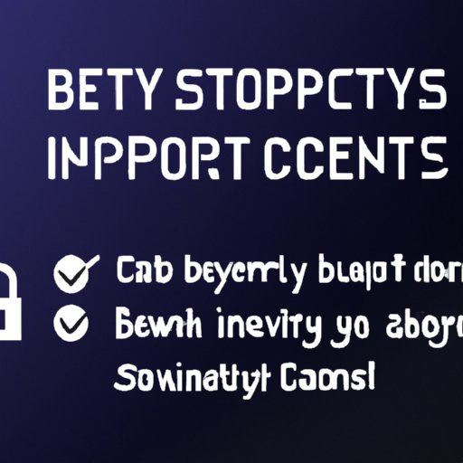 Security Tips for Investing in Cryptocurrency