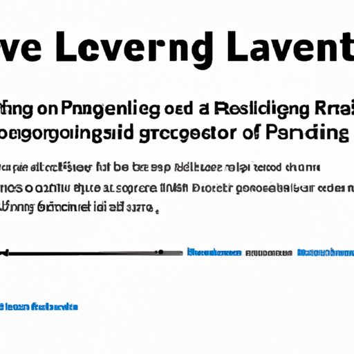 Leveraged Return Planning: What You Need to Know