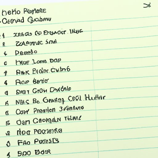 Sample Shopping List for a Macro Diet