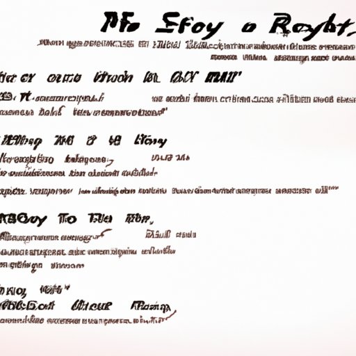 A Detailed Analysis of the Lyrics and Meaning of 