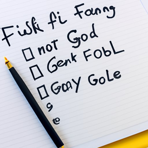 How to Make a Financial Goal and Stick to It