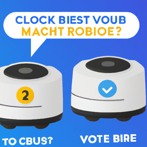 Recommendations for Finding the Best Cleaning Robot