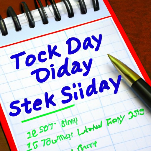 Strategies for Successful Stock Trading: Finding the Optimal Day