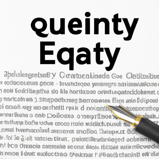 Examining Quality Standards for Essay Writing