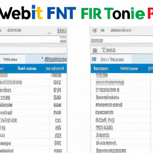 Comparison of Top Financial Websites