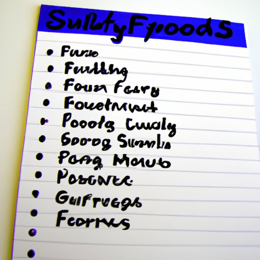 Creating a List of Superfoods and Their Health Benefits