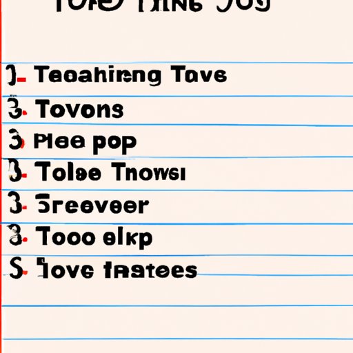 Create a List of Five Movies