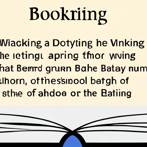 Definition of Writing a Book