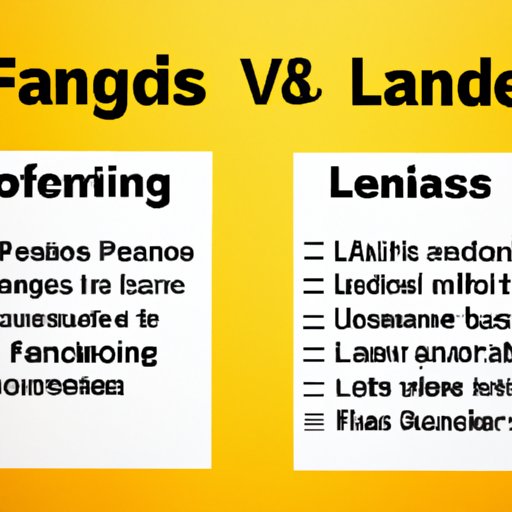 An Overview of the Advantages and Disadvantages of Financing vs. Leasing