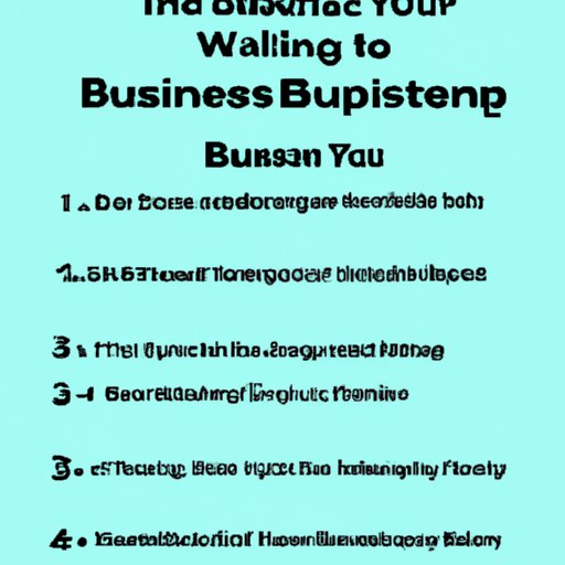 Outlining the Initial Steps to Starting a Business