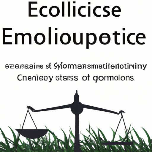 Exploring the Intersection of Economics and Environmental Science