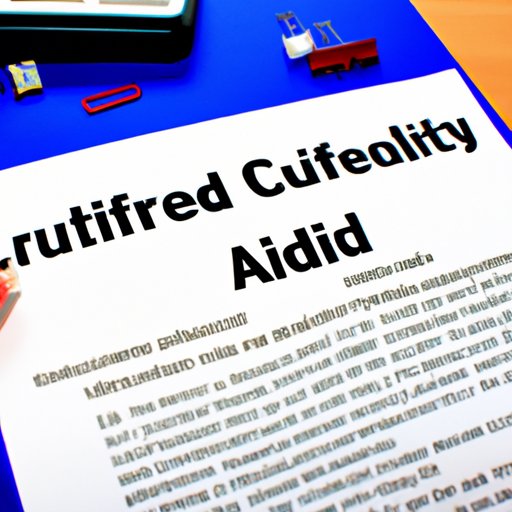 Exploring the Minimum Credits Necessary to Receive Financial Aid