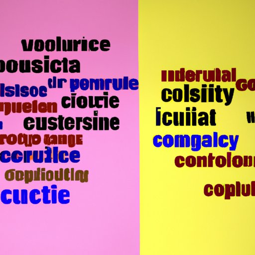 Comparing Similar but Distinctive Words to Describe Culture