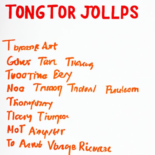 Creating a List of the Most Common Jobs That Require Travel