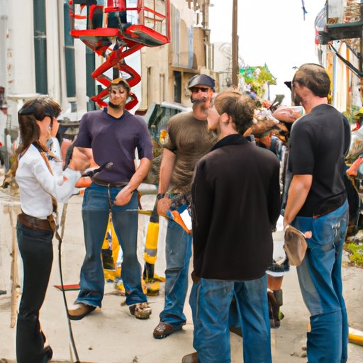 Interviews with the Cast and Crew of the Movie Filming in New Orleans