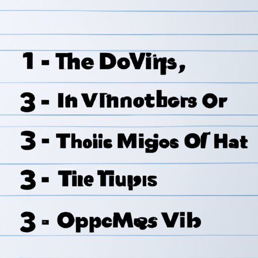 Create a List of the Top 5 Movies to Watch This Year