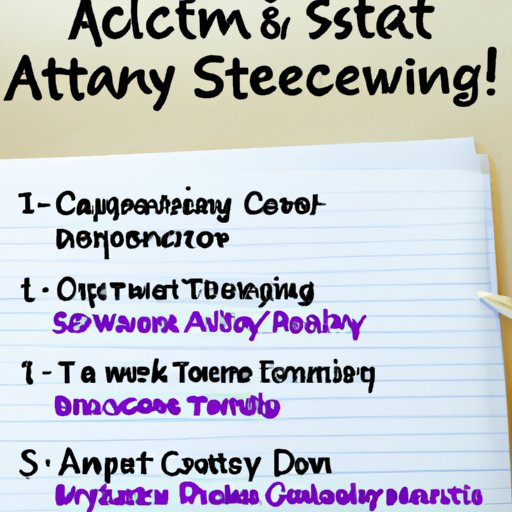 Strategies for Preparing for the ACT with Writing