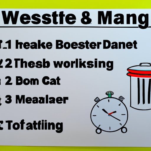 How to Plan Ahead for Waste Management Hours