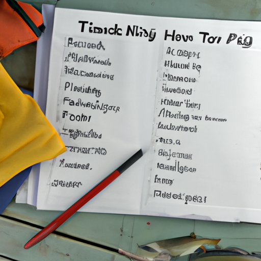 Prepare a Comprehensive Packing List for a Charter Fishing Trip