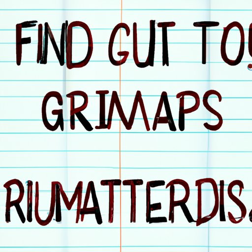 Summary of Tips and Guidelines