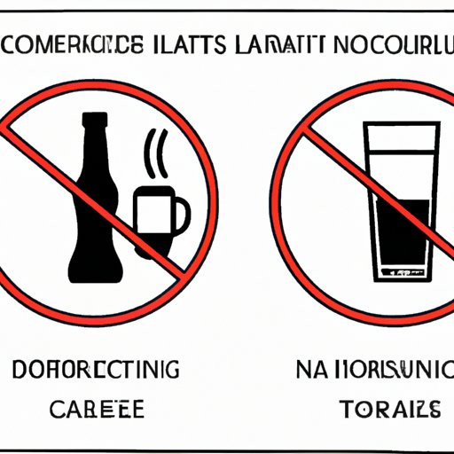Limit Alcohol and Caffeine Consumption