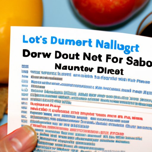 How to Read Nutrition Labels: A Guide to Making Smart Food Choices for Diabetes