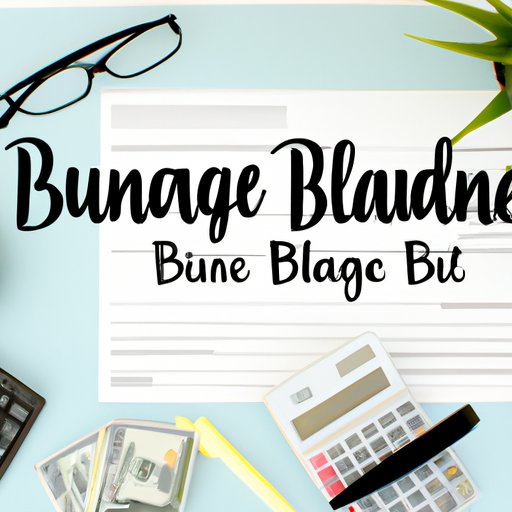 Budgeting Basics: How to Create and Follow a Financial Plan