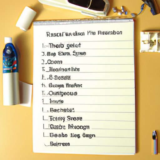 Creating a Comprehensive List of Essentials for Every Road Trip