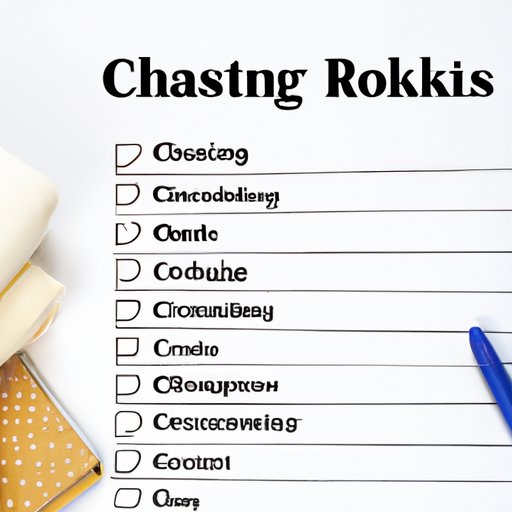 Making a Packing Checklist Based on Your Destination