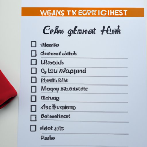 Create a Packing Checklist of Essential Items to Bring on Vacation