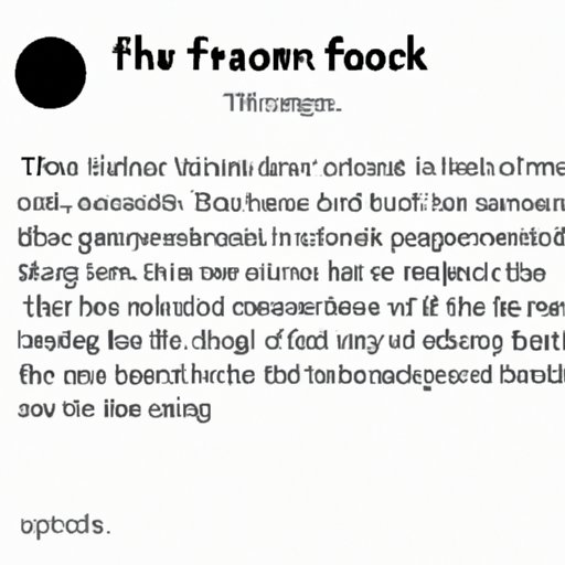 A Review of the Song 