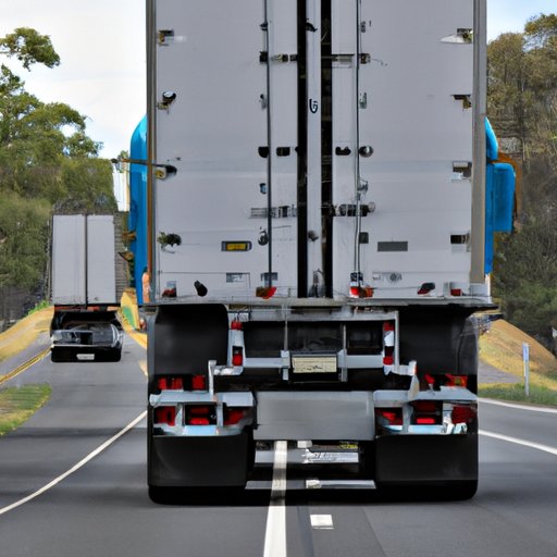 The Benefits of Keeping an Adequate Following Distance Behind Large Trucks