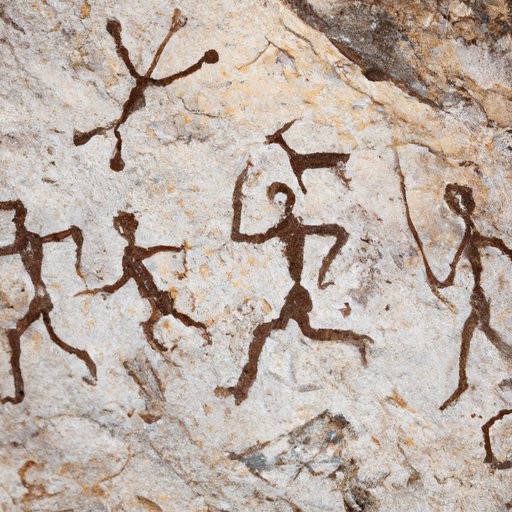 Ancient Cave Drawings Showing Early Forms of Walking