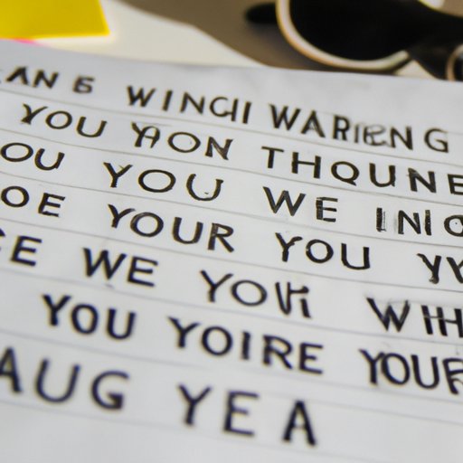 Exploring the Lyrics of the When We Were Young Playlist