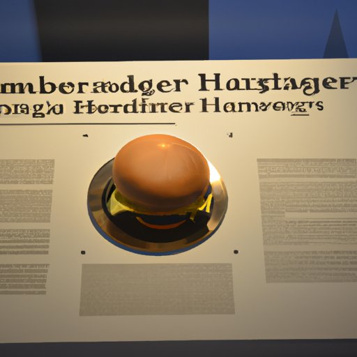 A Historical Overview of the Invention of Hamburgers