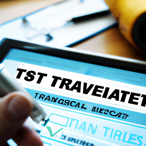 Investigating the Current Status of Travel Testing