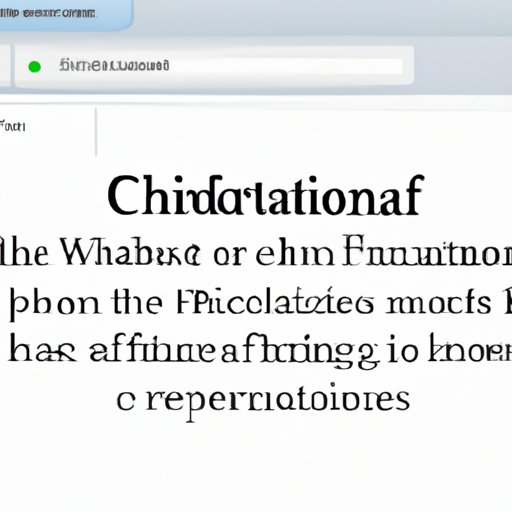 How to Properly Format a Works Cited Citation for a Website