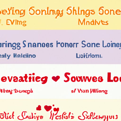 Exploring the Different Genres of Love Song Movies